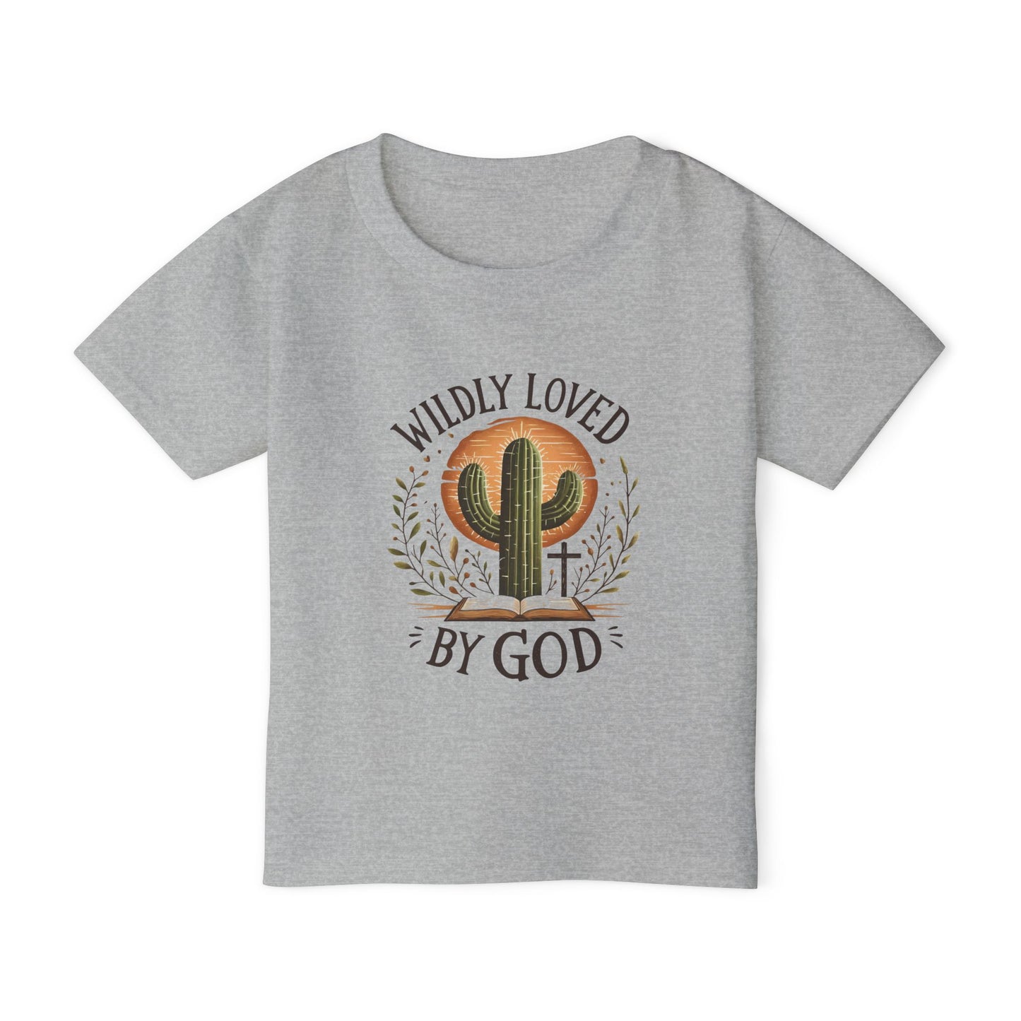Christian Toddler T-Shirt – Wildly Loved by God Kids Faith Apparel