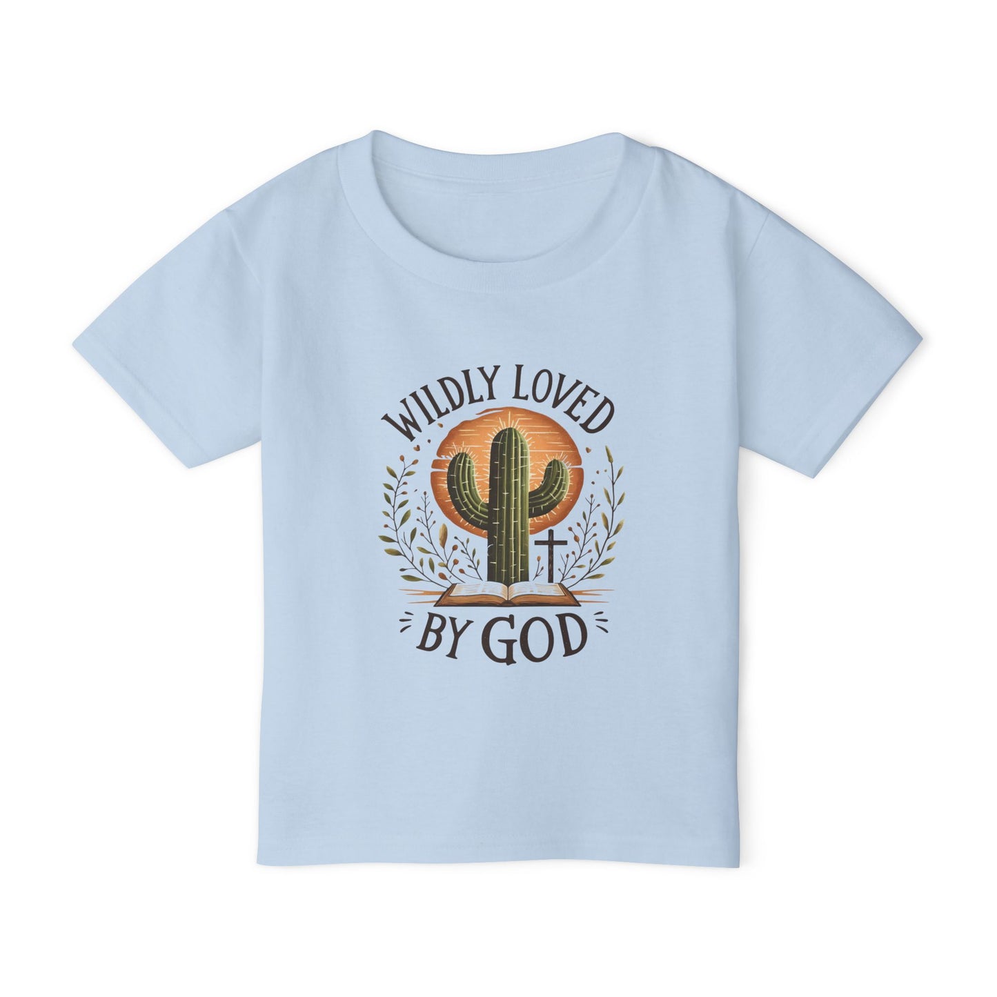 Christian Toddler T-Shirt – Wildly Loved by God Kids Faith Apparel