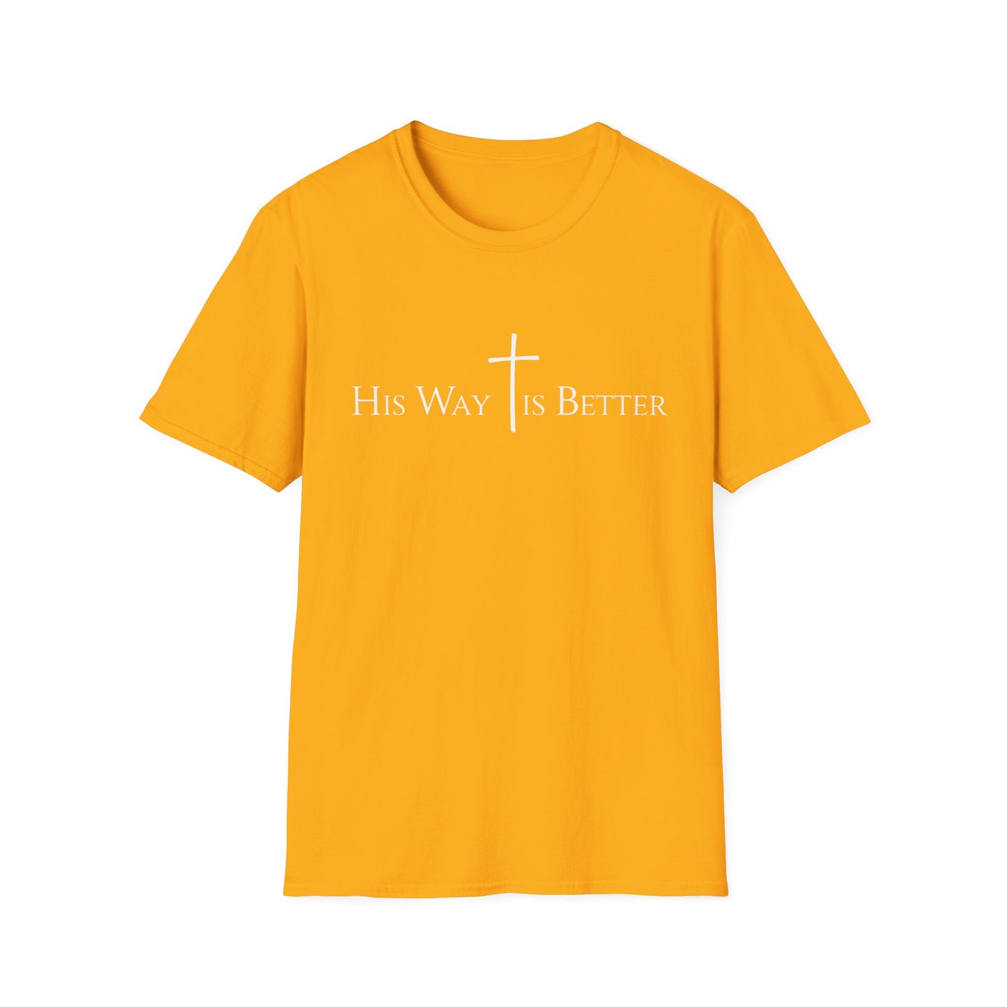 His Way is Better T-Shirt - Christian Cross Graphic Tee