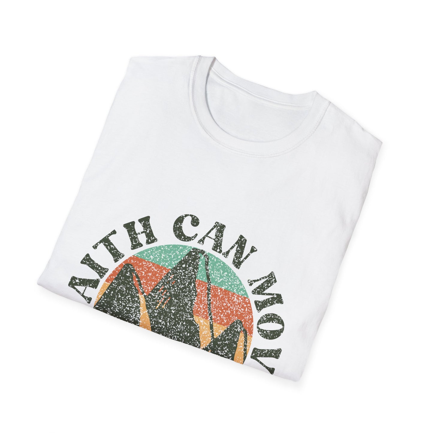 Faith Can Move Mountains T-Shirt — Vintage Mountain Faith Graphic Tee