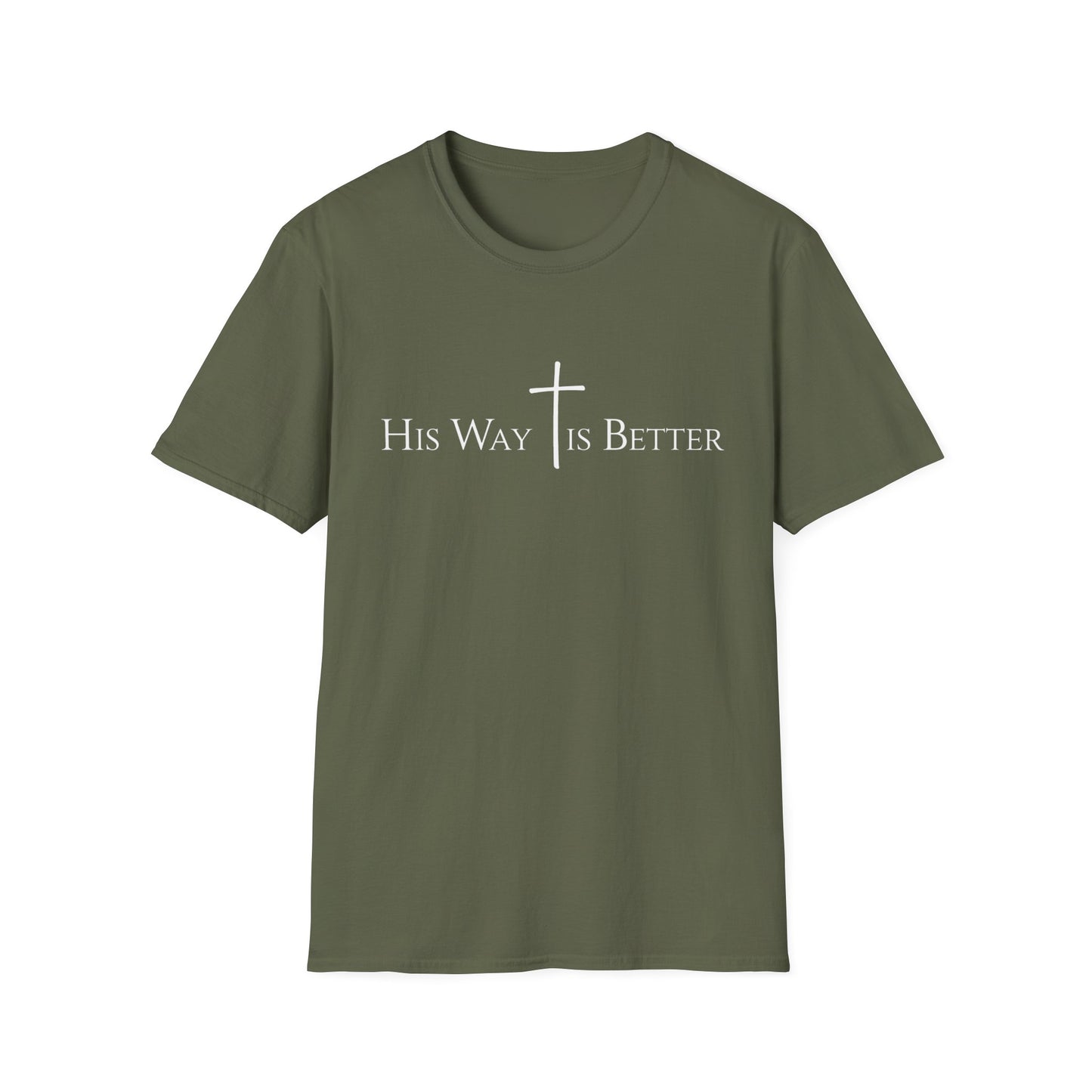 His Way is Better T-Shirt - Christian Cross Graphic Tee