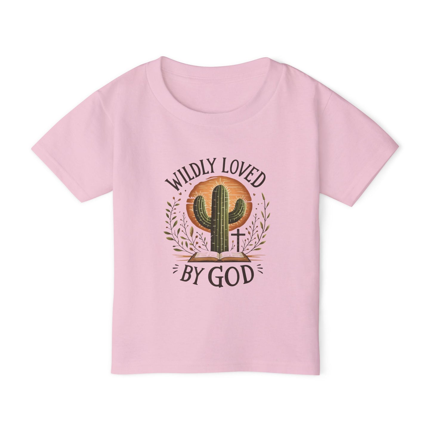 Christian Toddler T-Shirt – Wildly Loved by God Kids Faith Apparel