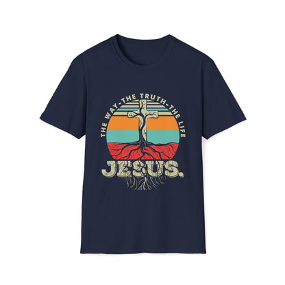 Jesus is the Way Truth and Life T-Shirt - Christian John 14:6 Tee