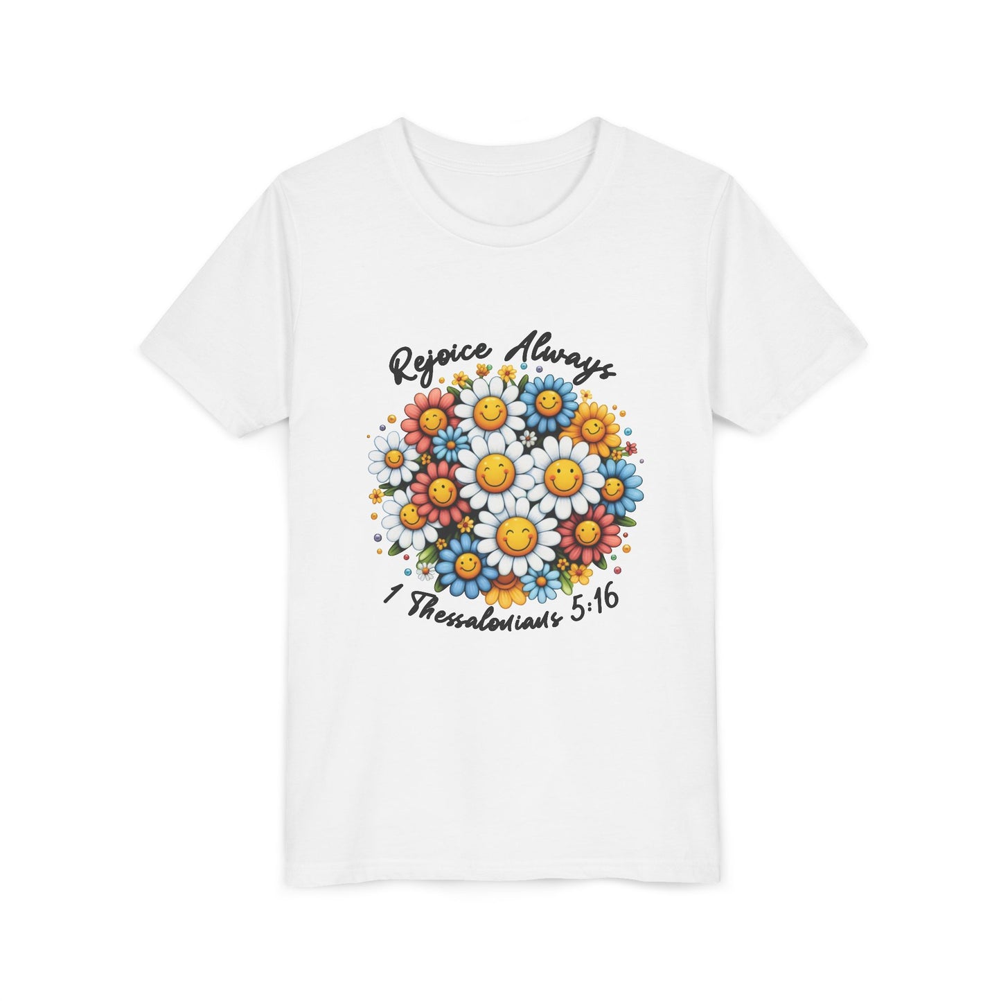 Rejoice in the Lord Always Kids T-Shirt - Christian Youth Tee