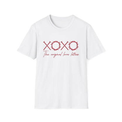 The Original Love Letters T-Shirt - Christian Cross XOXO Crown Thorns Tee