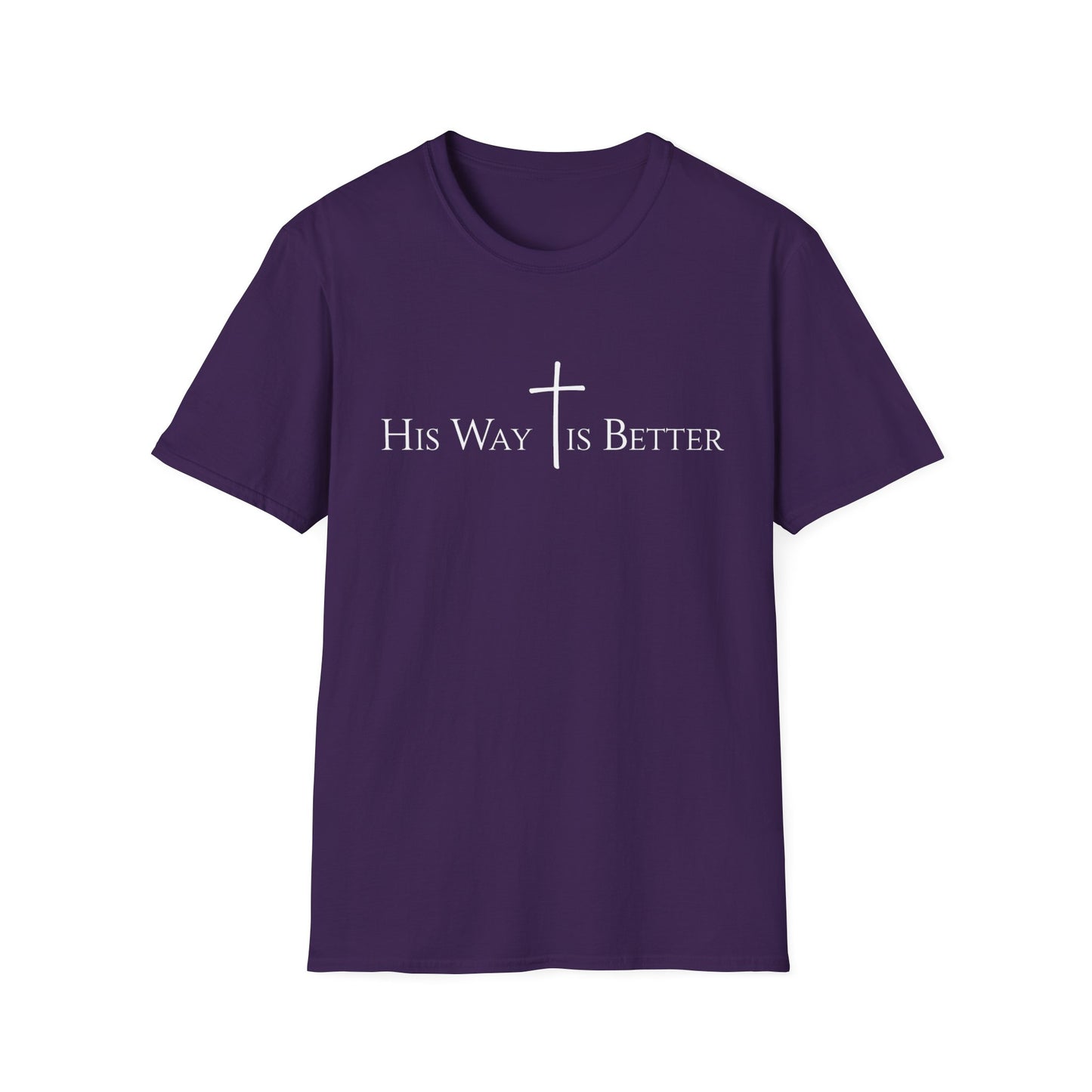 His Way is Better T-Shirt - Christian Cross Graphic Tee