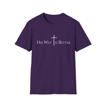 His Way is Better T-Shirt - Christian Cross Graphic Tee