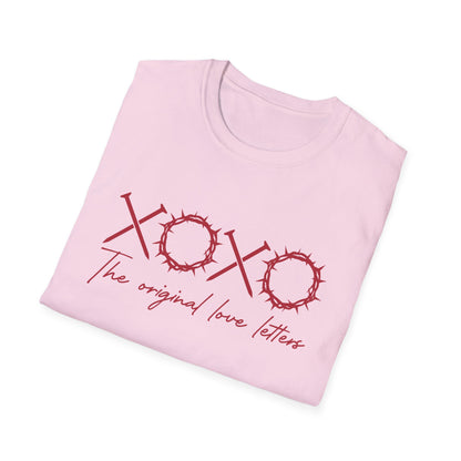 The Original Love Letters T-Shirt - Christian Cross XOXO Crown Thorns Tee