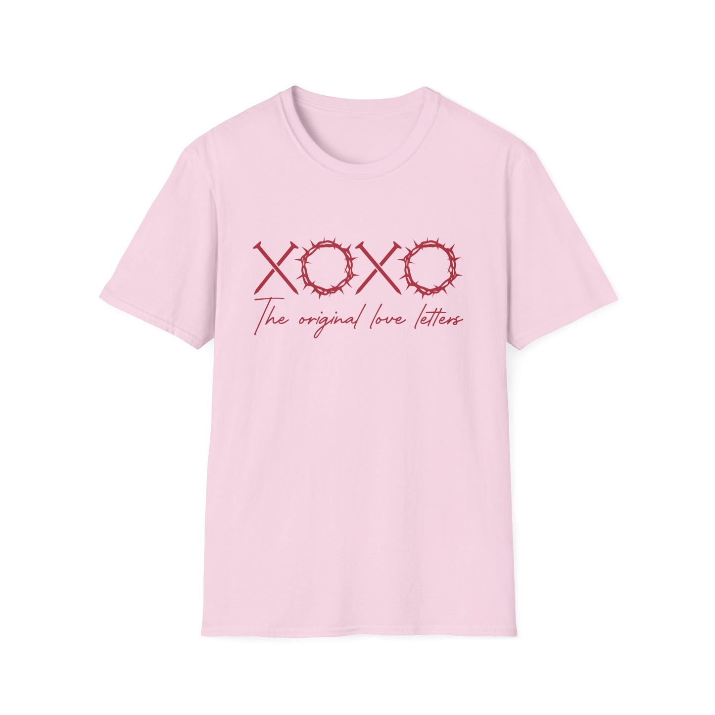 The Original Love Letters T-Shirt - Christian Cross XOXO Crown Thorns Tee